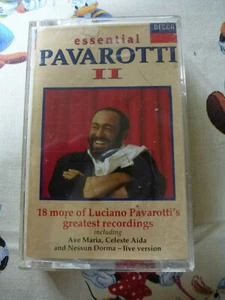 PAVAROTTI ESSENTIAL PAVAROTTI 2 ORIGINAL DECCA POLYGRAM AUDIO CASSETTE ALBUM - Picture 1 of 5