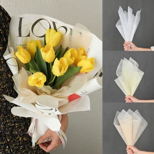 Cotton Wrapping Paper Flower Bouquet Wrapping Paper Florists Gift Packaging LOT - Picture 1 of 16