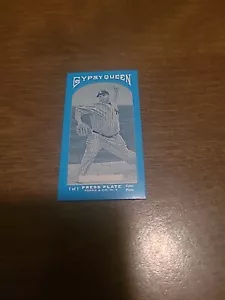 2011 Topps Gypsy Queen CC Sabathia Mini Printing Plate True 1/1 #71 C000575 - Picture 1 of 2