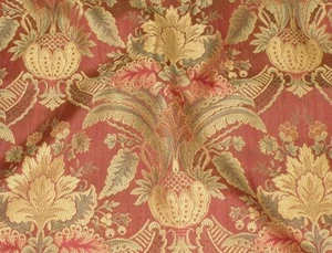 Designer Upholstery Weight Jacquard Pomegranate Design Fabric-5+YDS - Picture 1 of 2