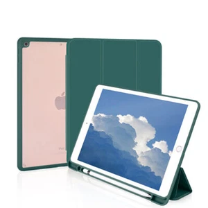 Case For iPad 10.2 9th 8th 7th Air 5th 6th 9.7 Pro 10.5 Tablet Smart Stand Cover - Picture 1 of 19