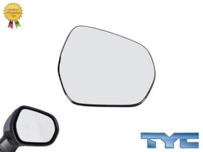 Vetro Specchio per Specchietto Ford Fiesta MK8 2017-2021 DX LATO PASSEGGERO - Immagine 1 di 4