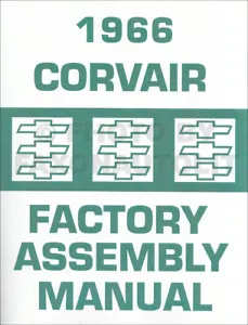 Manual De Ensamblaje De Fábrica Explorado 1966 Corvair Y Monza Chevy Chevrolet - Imagen 1 de 2