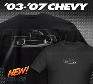 2003 to 2007 NBS Chevy Truck T-Shirt Chevrolet Single Cab Short Bed 03-07 - Picture 1 of 24