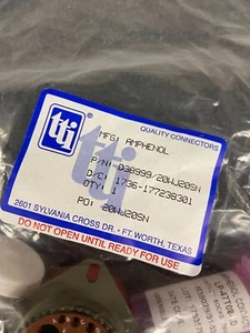 NEW, Amphenol, D38999/20WJ20SN, CONN RCPT FMALE 30POS CRIMP - Picture 1 of 3