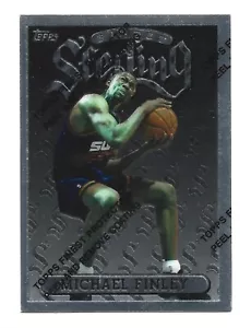 1996-97 Topps Finest Uncommon Silver #122 Michael Finley Phoenix Suns Basketball - Bild 1 von 2