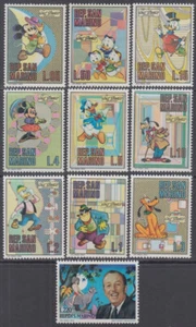 SAN MARINO Sc # 736-45 CPL MNH SET of 10 - WALT DISNEY and DISNEY CHARACTERS - Picture 1 of 1