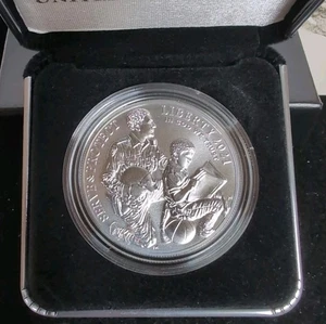 2021 National Law Enforcement Memorial & Museum UNC Silver Dollar Coin Box COA - Picture 1 of 6