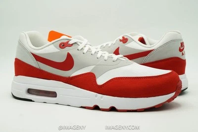 NIKE AIR MAX 1 ULTRA USADA TALLA 7.5 AIR MAX DÍA BLANCO ROJO UNIVERSITARIO 908091 100 Foto 1 de 4