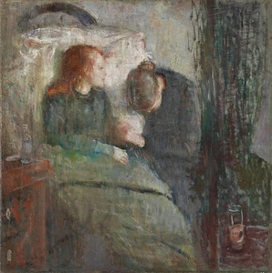 Edvard Munch The Sick Child 1885-1886 17"x 22" Archival Art Print - Picture 1 of 1