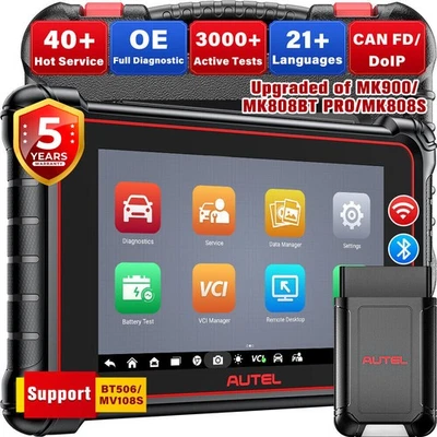 Autel MaxiCOM MK900BT PRO Auto Diagnostic Bi-direction Scanner Tool Up of MK900 - Image 1 of 4