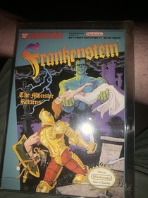Frankenstein The Monster Returns NES Cartridge 1990 CIB Fully Complete Tested