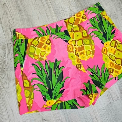 Pantalones Cortos Retro Trina Turk Corbin Rosa Piña Mujer’s Talla 2 Foto 1 de 4