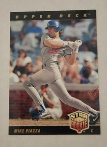 1993 Upper Deck #2 Mike Piazza HOF Los Angeles Dodgers Star Rookie - Bild 1 von 2
