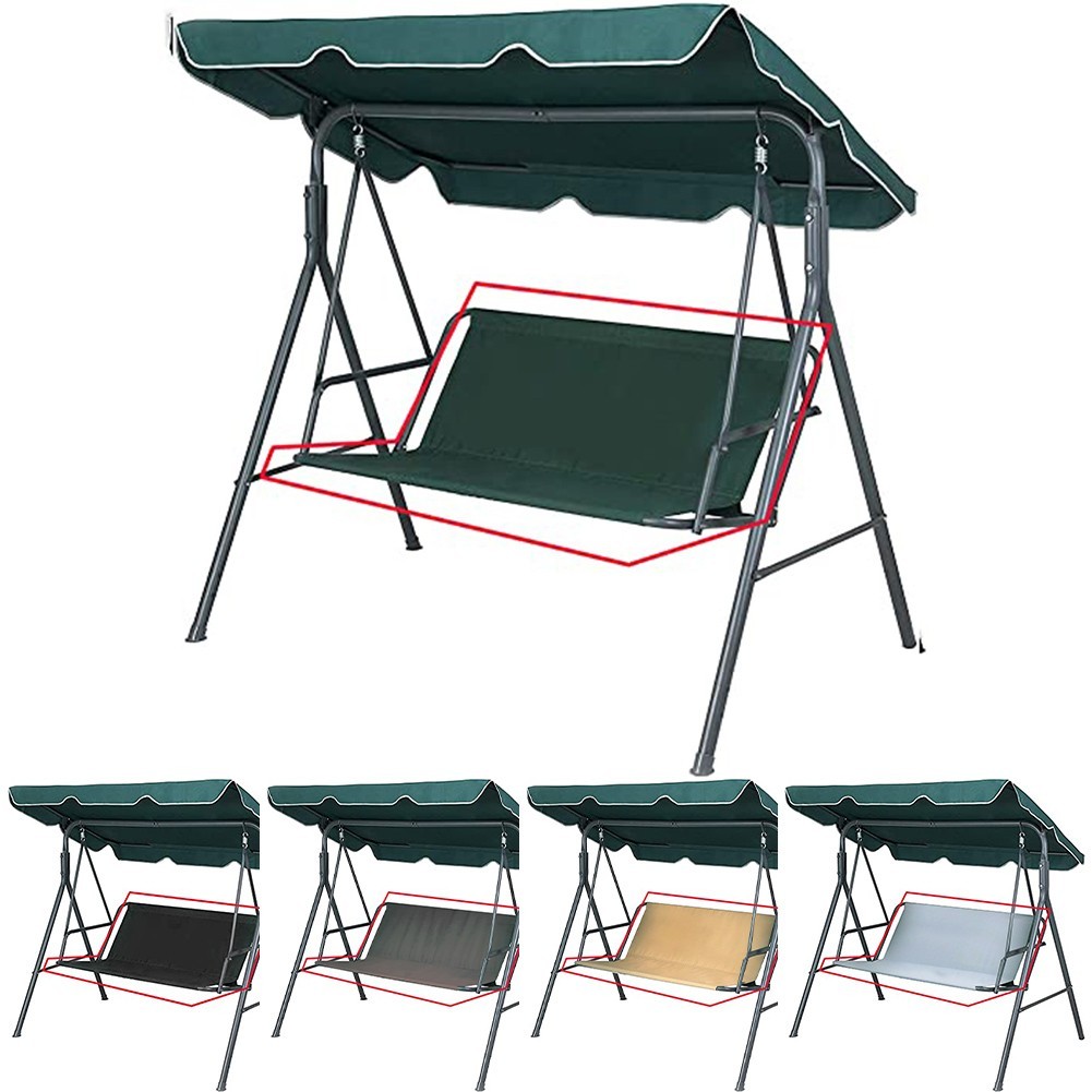 Set Copertura Per Sedia A Dondolo Da Giardino 3 Posti - Impermeabile, Antivento E Resistente Ai Raggi UV - Foto 3