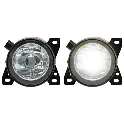 Pair Fog Light Fit for Kenworth T660 Peterbilt 579/587 with Halogen Bulbs Foto 1 de 4