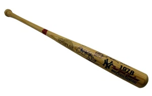 1978 WS Champs New York Yankees Cooperstown Bat Signed by 14 Players 197464 - Picture 1 of 5