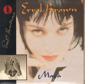 Errol Brown Maya 7" vinyl UK Wea 1988 7" in signed gatefold sleeve YZ313G - Picture 1 of 2