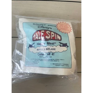 McDonald’s Happy Meal Disney’s Tale Spin Molly’s Biplane 1989 - Foto 1 di 3