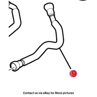 2009 Chevrolet LuminaS Engine Side Fuel Injection Hose Assembly Used OEM92226719 - Image 1 of 4