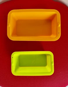 2 Größen Silikonformen Schalen zum Backen im Backofen, Mikrowelle oder zum Einfrieren - Bild 1 von 2