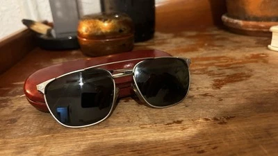 Gafas de sol vintage plateadas Aviator Persol Ratti  Foto 1 de 4