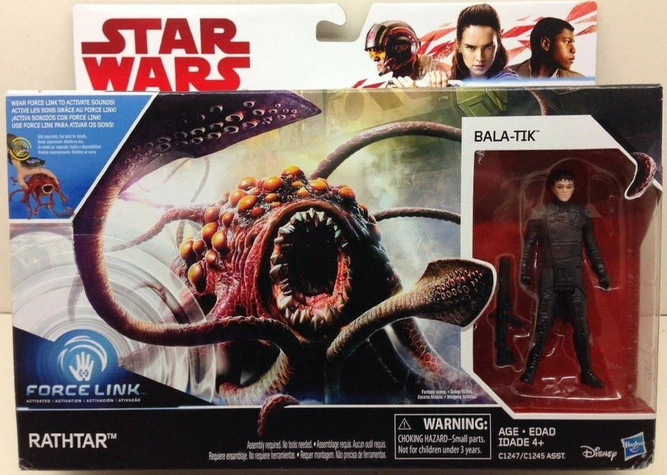 STAR WARS RATHTAR + BALA TIK 3.75" ACTION FIGURE FORCE LINK HASBRO  NEW BOXED - Image 1 of 1