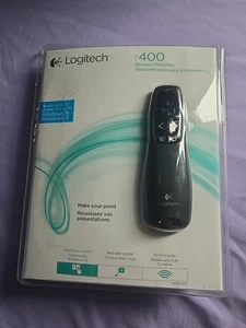 New Logitech Wireless Presenter R400, Wireless Presentation Remote Clicker/Laser - Picture 1 of 2