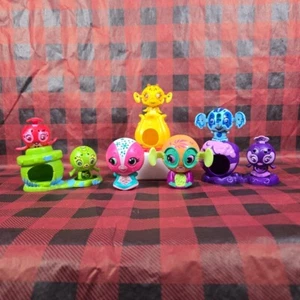 Lotto di Zoobles Spring Into Life ~ Elefante foca giraffa balena gufo uccellino scimmia - Foto 1 di 15