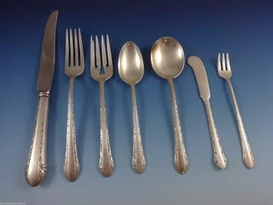 Chased Romantique by Alvin Sterling Silver Flatware Set For 8 Service 68 Pieces - Picture 1 of 8