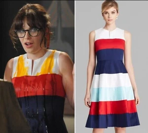 Kate Spade Corley Striped Sleeveless Fit & Flare Dress - Size 2 - Picture 1 of 9