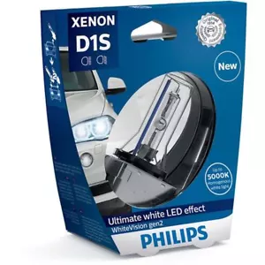 D1S Philips WhiteVision gen2 85415WHV2S1 Xenon HID Car Headlight Bulb 35W Single - Picture 1 of 1