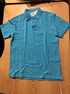 ARIZONA Boys Polos XXL 18 Blue Peacock Retail $20 (Apt-2012) - Picture 1 of 4