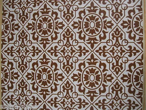 1 ROULEAU DE PAPIER PEINT ANCIEN TAPISSERIE MURALE/VINTAGE ROLL WALLPAPER/N°286 - Imagen 1 de 1