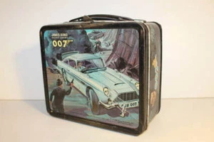 James Bond 007 - RARE - Vintage Metal Lunchbox - Picture 1 of 3