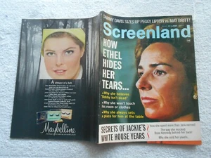 SCREENLAND Magazine-SEPTEMBER,1969-ETHEL KENNEDY-SAMMY DAVIS - Picture 1 of 2