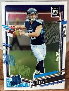 2023 Donruss Optic Rated Rookie #298 Will Levis RC Tennessee Titans 💎 - Picture 1 of 2