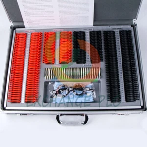 Optical Trial Lens Set Optometry Kit Plastic Rim Leather Case 266PCS/BOX NEW - Picture 1 of 17