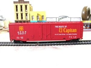 Tyco Santa Fe El Capitan Plug Door 50' Boxcar ATSF 49277 - 1/87 HO Scale - Bild 1 von 4