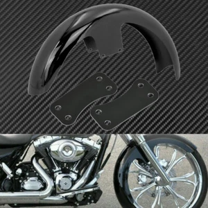 21" Gloss Wrap Front Fender w/Riser Spacers Mount Fit For Harley Touring 2014-up - Picture 1 of 12
