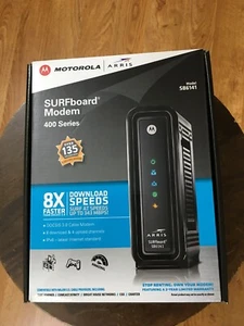 Motorola Arris SURFboard Modem 400 Series: Model SB6141, DOCSIS 3.0 (Brand New) - Picture 1 of 7