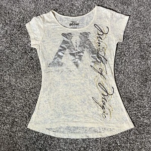 THE WIZARDING WORLD OF HARRY POTTER Ministry Of Magic Cream Burnout Tee Size S - Picture 1 of 9