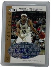 Michel Morandais 2004 SAGE HIT Autographs Gold #192/250 Colorado Auto NCAA #30