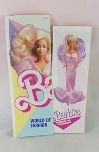 Vintage Barbie World of Fashion Brochure Pamphlet Doll Booklet Insert Posters - Picture 1 of 14
