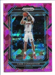 Cade Cunningham 2022-23 Panini Prizm Pink Ice Prizm #89 - Detroit Pistons - Imagen 1 de 2