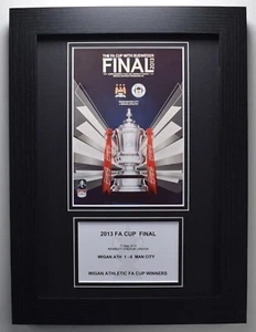 2013 FA Cup Final A4 Photo Match Programme Display Football Wigan Athletic Gift - Picture 1 of 10