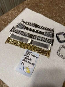 Set Of USED High Quality Metal Smart Watch Compatible Bands 38 40 41mm - Picture 1 of 4