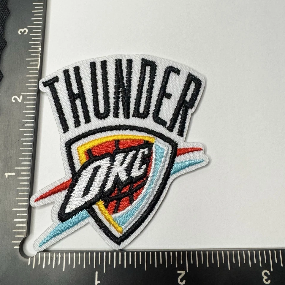 Oklahoma City Thunder OKC iron on patch