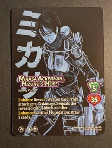 🔥💯9/189 Mikasa Ackerman, Hizuru's Hope-Attack On Titan: Apocalypse  - Picture 1 of 6