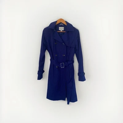 Gabardina Cole Haan Signature Mujer Clásica con Cinturón Talla M Resistente al Agua Lluvia Foto 1 de 4